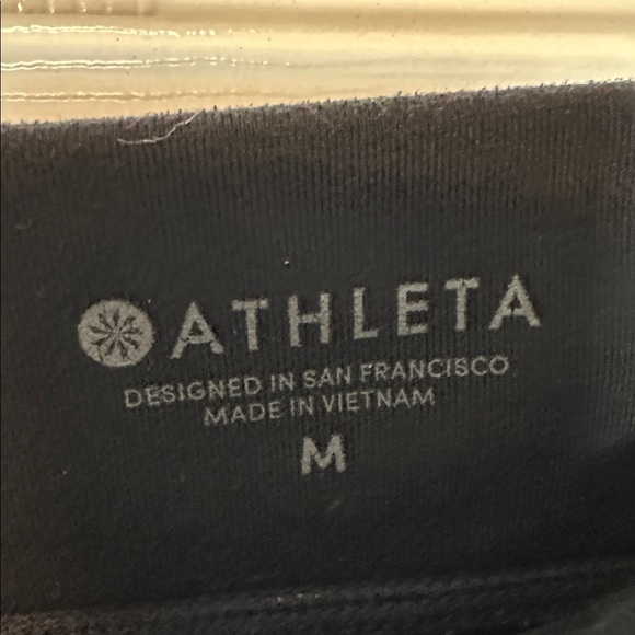 Athleta Metro Joggers Ankle Zippers Black Size Medium - Picture 2 of 5